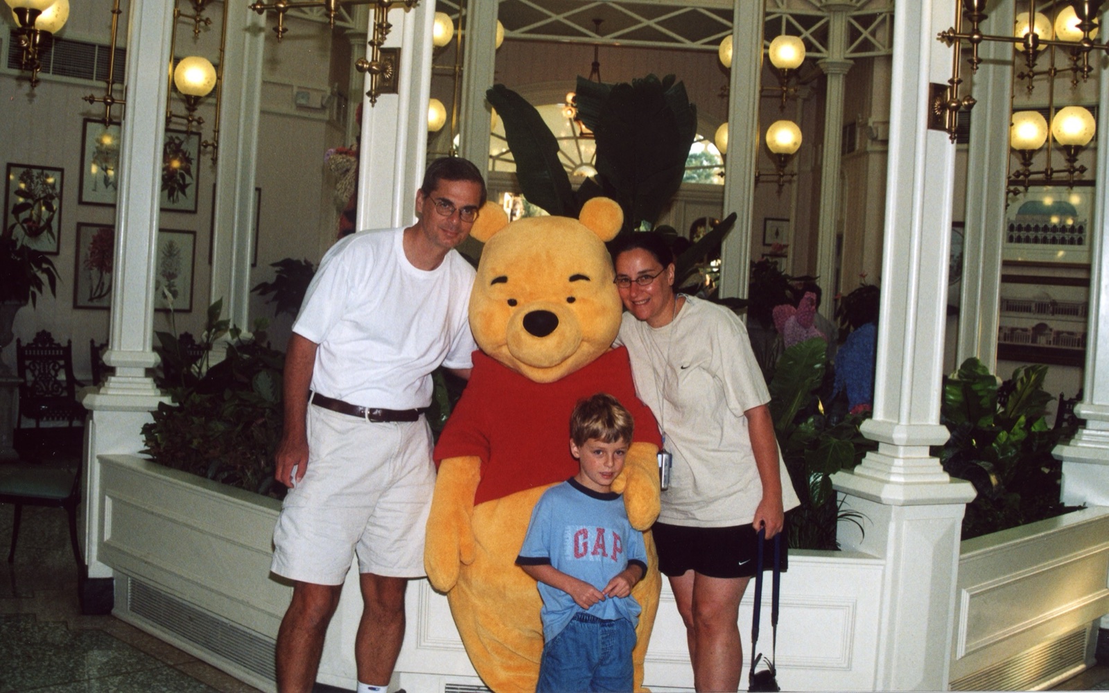 William, Adele, and young Billy together on a family trip